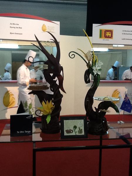 The finished work in Singapore presented at the end of the competition.